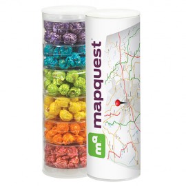 Logo Branded 6 Way Colored Popcorn Tube
