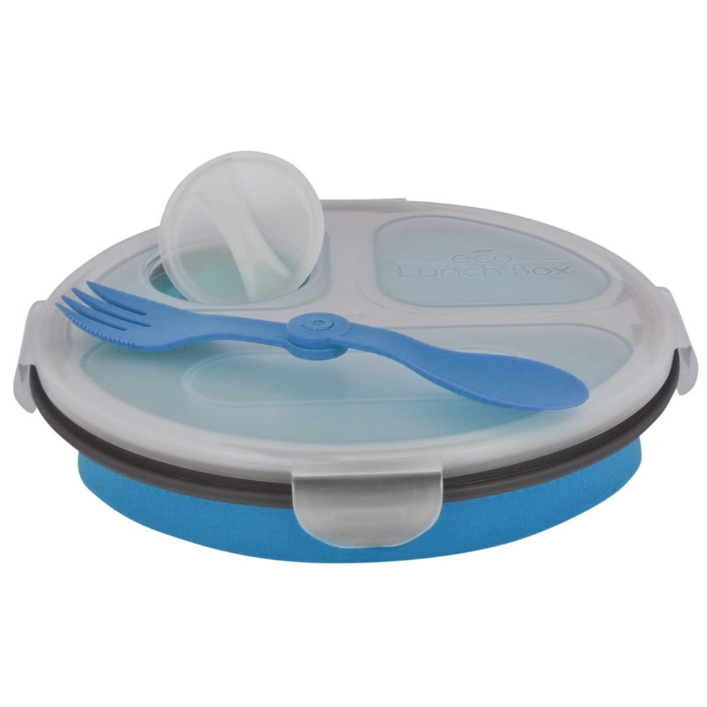 Custom Imprinted Meal Plate - Round Container Custom Imprinted Meal Plate - Round Container