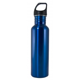 Custom Imprinted 26 oz. Blue Stainless Steel Excursion Bottle