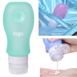 Logo Branded 38ml 100% Food Grade Silicon Travel Bottle