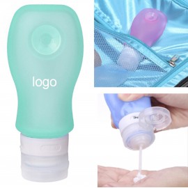 Logo Branded 38ml 100% Food Grade Silicon Travel Bottle