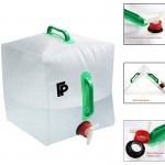 Custom Imprinted 20 Litres Portable Folding Water Container with Spigot