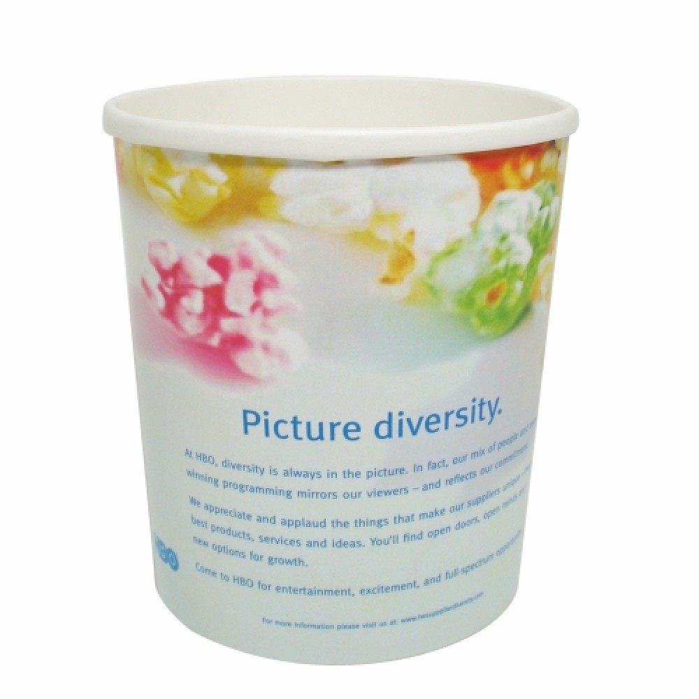 Movie Theater Tub W/O Lid Custom Printed Movie Theater Tub W/O Lid Custom Printed