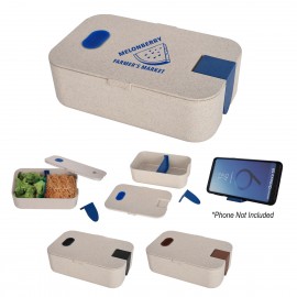 Logo Branded Harvest Lunch Set With Phone Holder