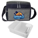 Custom Imprinted Quilted On The Go Lunch Set