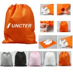 17.7" x 21.7" Non-Woven Drawstring Bag Travel Storage Bags For Clothes Shoes Custom Imprinted