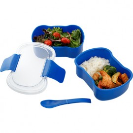 Custom Printed Mini Two Tier Bento Box  Custom Printed Mini Two Tier Bento Box
