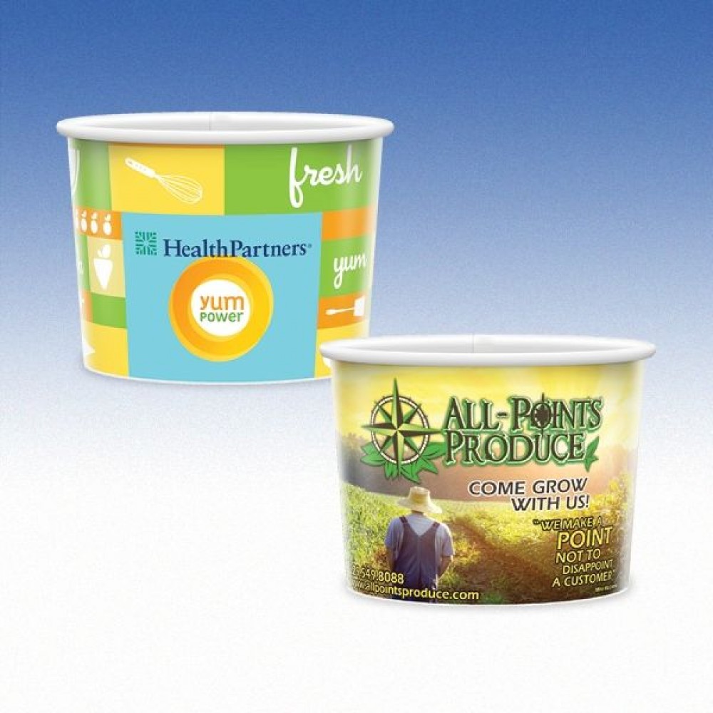 Custom Imprinted 12 oz-Microwavable Paper Containers Custom Imprinted 12 oz-Microwavable Paper Containers