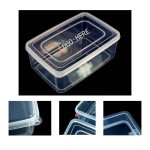 Transparent Food Container Logo Branded