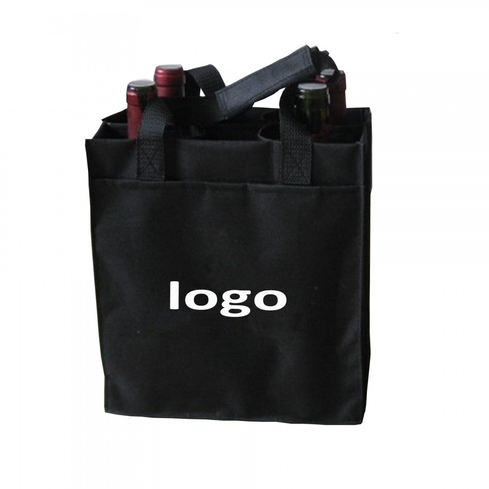 Oxford Fabric Wine Tote Bag/Wine Bottle Carrier Custom Imprinted