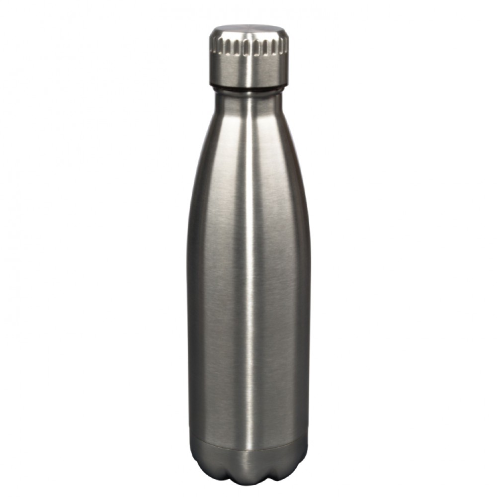 17 oz. Brush Stainless Steel Glacier Bottle Logo Branded