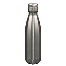 17 oz. Brush Stainless Steel Glacier Bottle Logo Branded