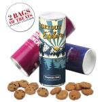 Cylinder w/Chocolate Chip & Oatmeal Cranberry Cookies Custom Imprinted