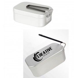 27oz Aluminum Alloy Lunch Box Custom Imprinted