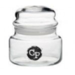 15 oz. Glass Apothecary Jar with Lid Logo Branded