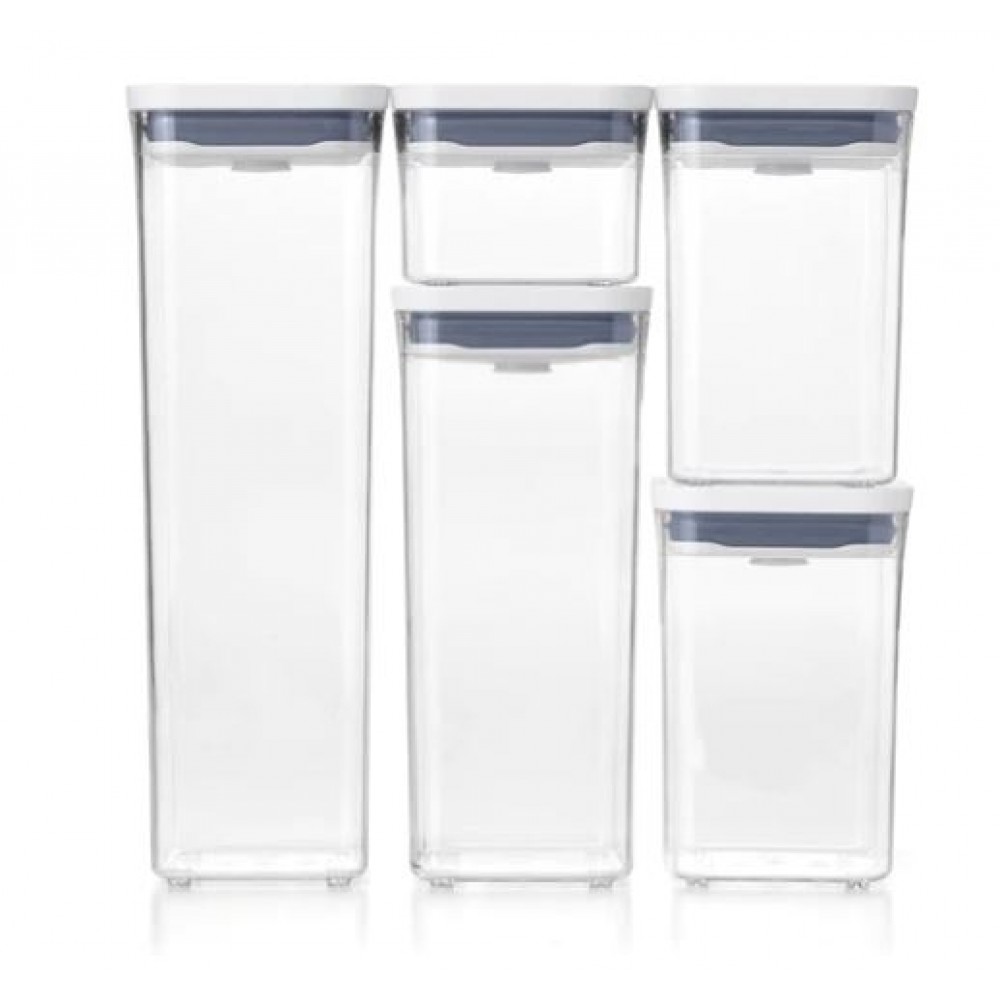 OXO Good Grips 5pc POP Container Set Logo Branded
