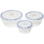 Custom Imprinted 6pc Locking Round Storage Container Set