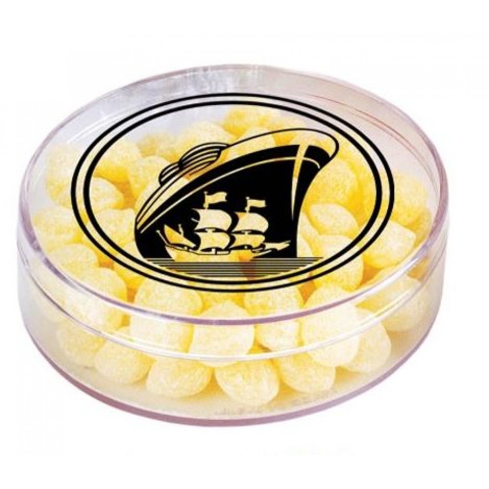 Custom Printed Plastic Round Shape Container - Empty Custom Printed Plastic Round Shape Container - Empty