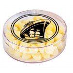 Custom Printed Plastic Round Shape Container - Empty