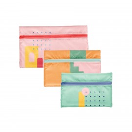 Logo Branded Zip Front Pouches Ripstop (Small)  Logo Branded Zip Front Pouches Ripstop (Small)