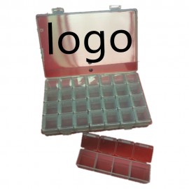 Custom Imprinted Traditional Individual Pill Box