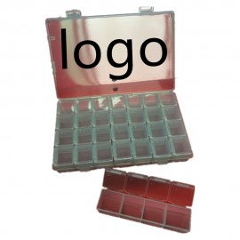 Custom Imprinted Traditional Individual Pill Box  Custom Imprinted Traditional Individual Pill Box