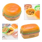 Round Burger Lunch Box Logo Branded