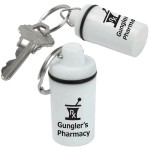 Pill Container Keytag Custom Imprinted