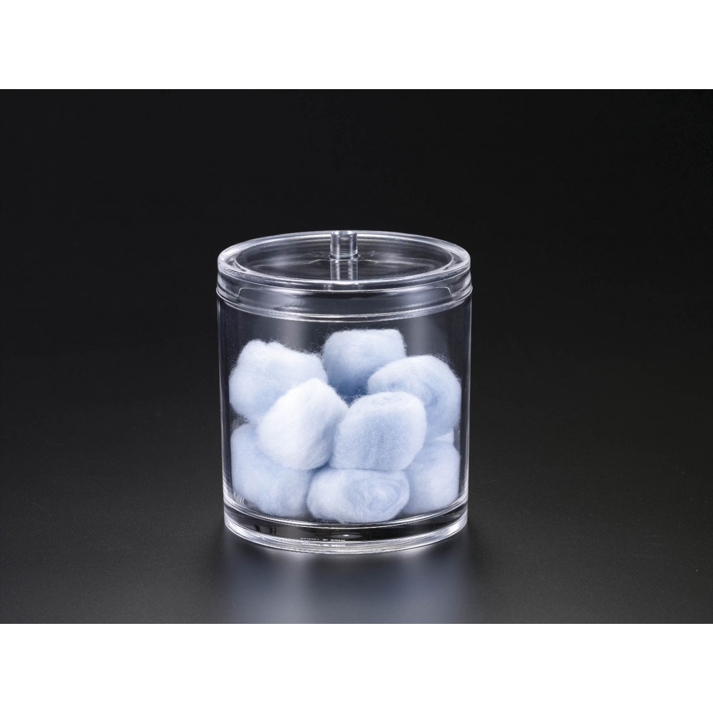 Custom Imprinted Round Cotton Ball Keeper Custom Imprinted Round Cotton Ball Keeper