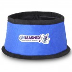 Portable Pet Food / Water Travel Bowl - (One or Full Color Imprint) Logo Branded