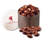 Custom Printed Designer Tin w/Chocolate Covered Almonds
