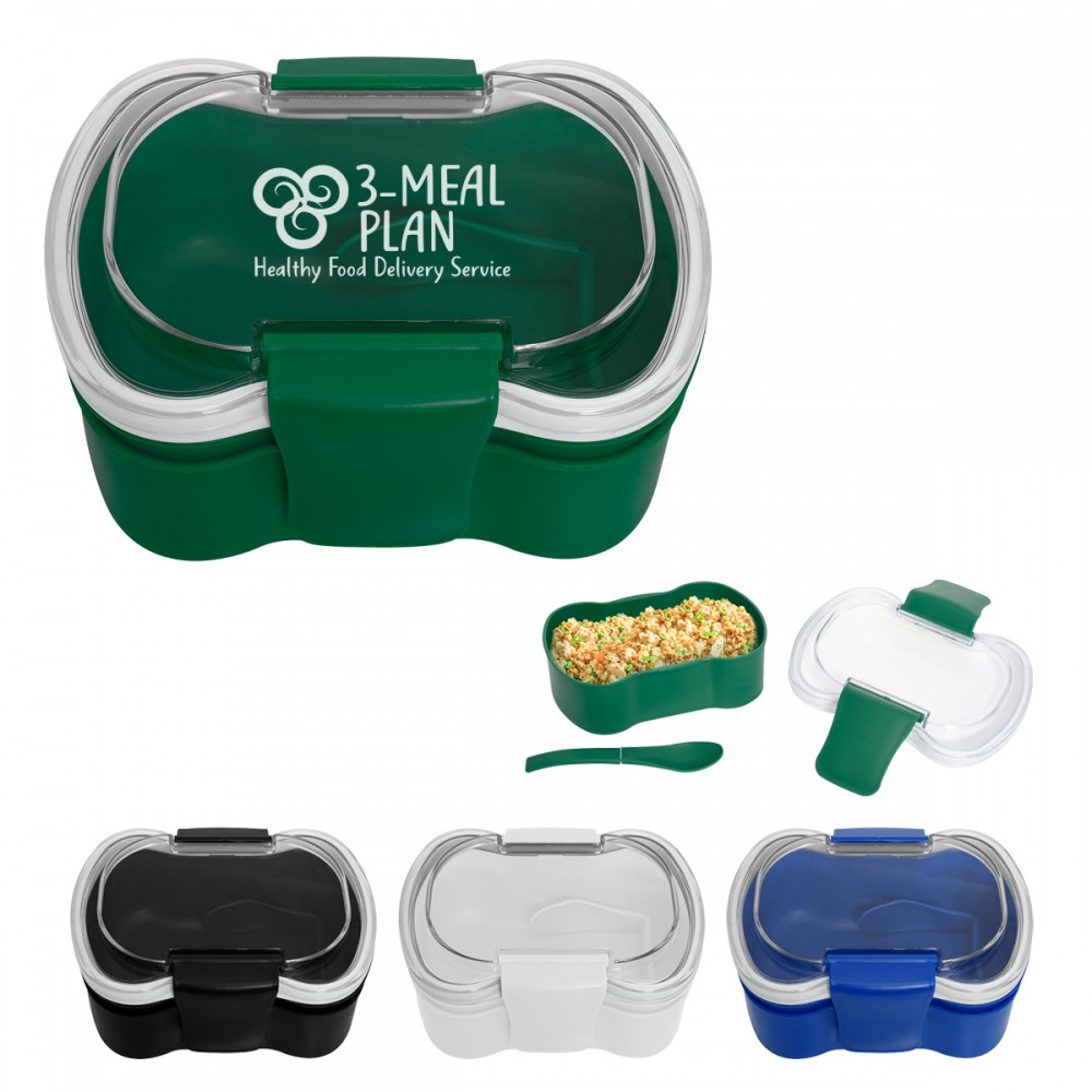 On-The-Go Convertible Lunch Set Logo Branded On-The-Go Convertible Lunch Set Logo Branded