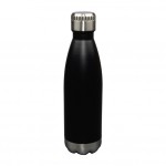 17 oz. Matte Black Stainless Steel Glacier Bottle Custom Imprinted