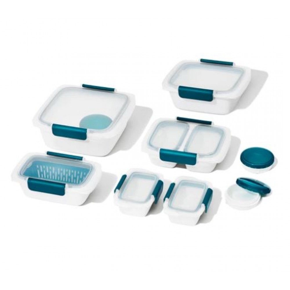 Logo Branded OXO 20pc Prep & Go Leakproof Container Set Logo Branded OXO 20pc Prep & Go Leakproof Container Set