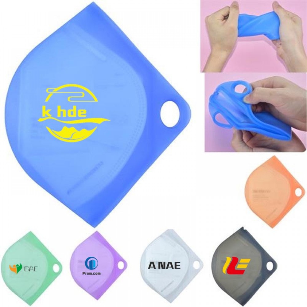 Silicone Portable Mask Storage Bag Custom Printed Silicone Portable Mask Storage Bag Custom Printed