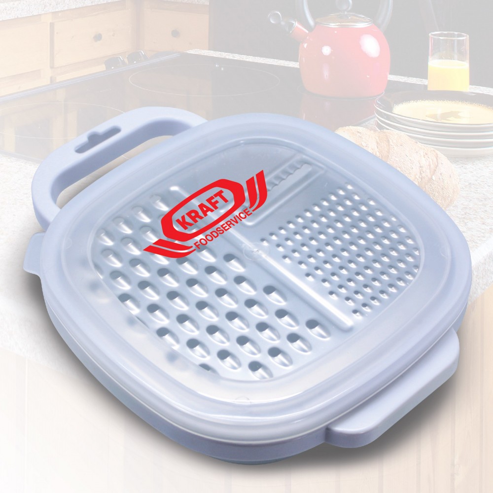 Grate & Stow - Grater with Container Logo Branded