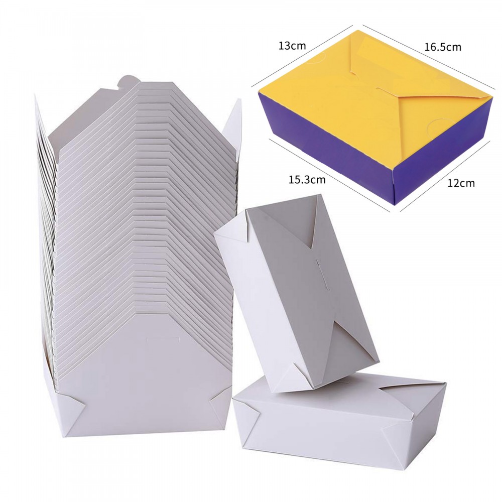 Take Out disposable Food Paper Boxes Containers Custom Printed Take Out disposable Food Paper Boxes Containers Custom Printed
