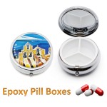 Round Compact Pill Box Custom Imprinted