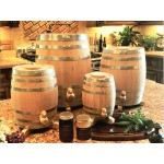 Custom Printed 2 Liter Oak Wood Kombucha/Vanilla/Vinegar Barrel