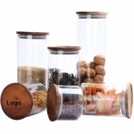 Custom Imprinted Airtight Food Storage Glass Canister