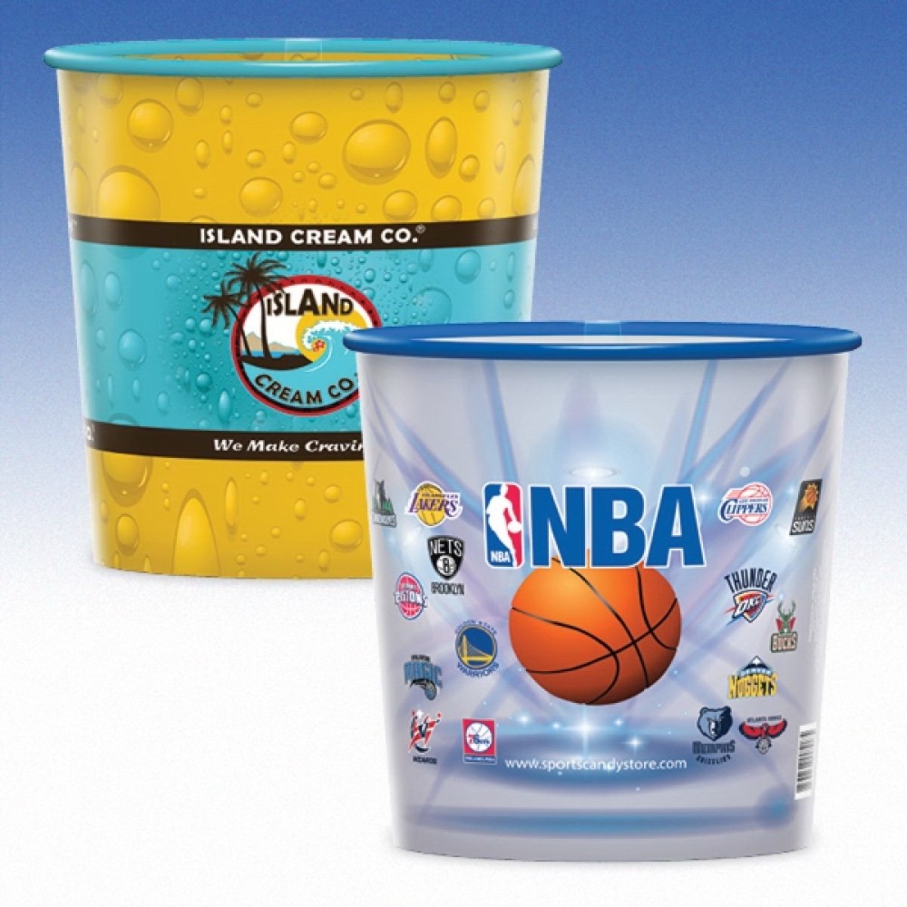 32 oz-Reusable Clear Plastic Containers Custom Printed 32 oz-Reusable Clear Plastic Containers Custom Printed
