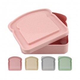 Bamboo Fiber Sandwich Container Logo Branded  Bamboo Fiber Sandwich Container Logo Branded
