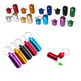 Custom Imprinted Waterproof Metal Pill Container