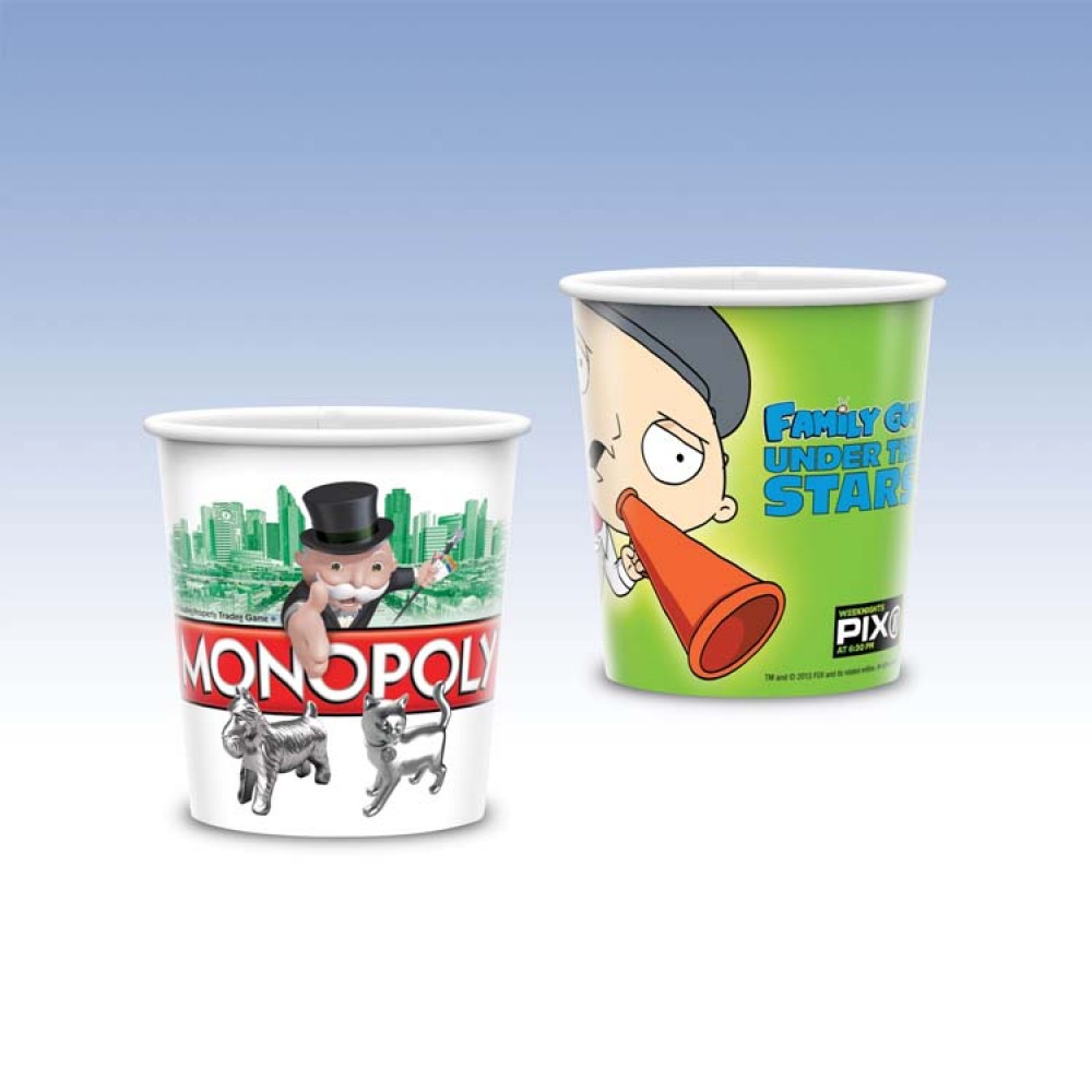 Logo Branded 12 oz-Heavy Duty Paper Cold Containers Logo Branded 12 oz-Heavy Duty Paper Cold Containers