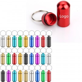 Waterproof Aluminum Pill Holders Storage Logo Branded