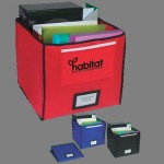 Non-Woven Storage Bin Logo Branded
