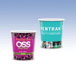 12 oz-Heavy Duty Paper Hot Containers Custom Printed