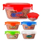 Logo Branded Full Color Cork Clip Top Container