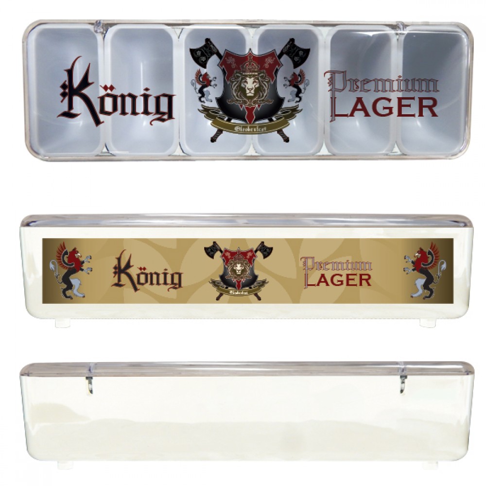 Condiment Caddy -White Custom Printed Condiment Caddy -White Custom Printed