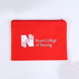 Non-Woven Zippered Portfolio Custom Imprinted